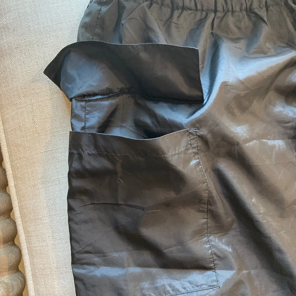 Tommy‎ Hilfiger Skirt Sporty Y2K 90s Vintage Black Tie Waist Pencil 14